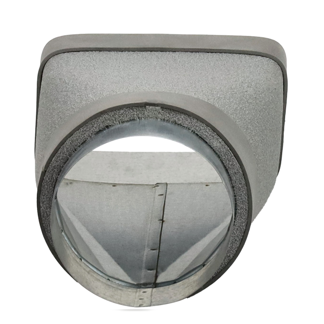 Thermoduct reducer 170x80 to diameter 150 mm for flue pipe