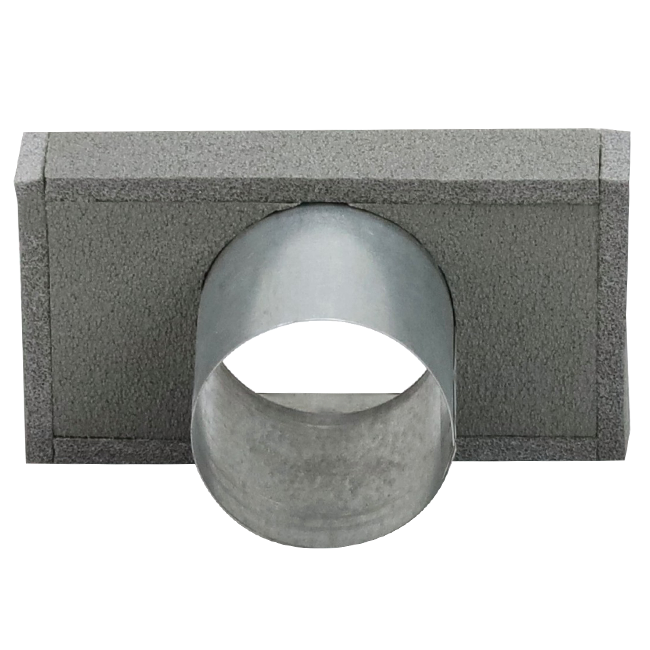 Thermoduct cover 170x80 with connection diameter 80 mm for flue pipe