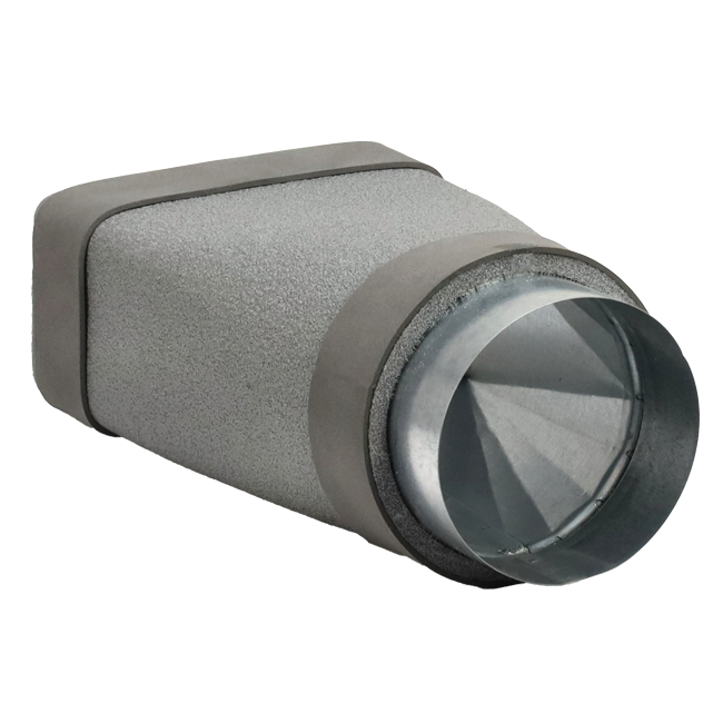 Thermoduct reducer 220x80 mm to diameter 150 mm