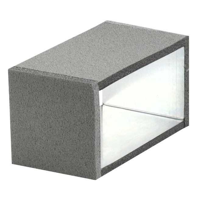 Thermoduct connection piece, 220x80 mm, L=100 mm