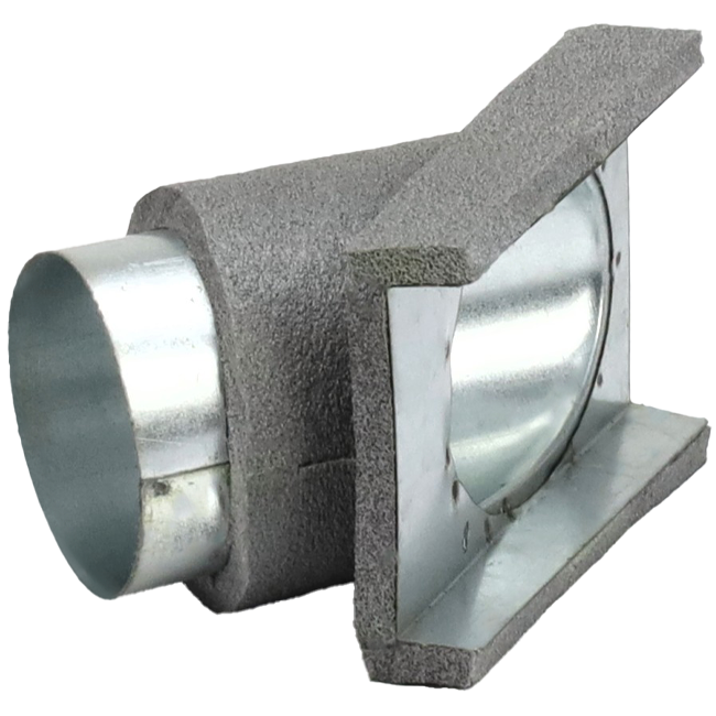 Thermoduct 45º branche piece 80 mm