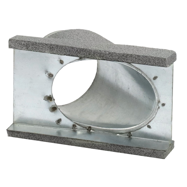Thermoduct 45º branche piece 80 mm
