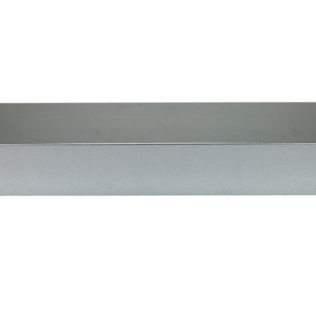 Galvanized collapse channel 220x80 mm with length 1500 mm