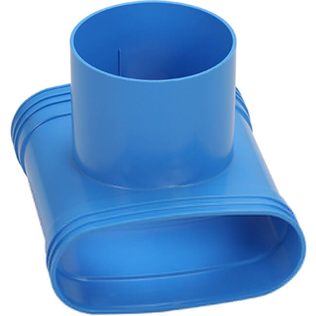 Wavin Ventiza PVC T-piece oval 195x80 mm with diameter 160 mm M/M/M