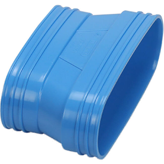 Wavin Ventiza Transition PVC Oval 235x80 mm to 195x80 mm M/M