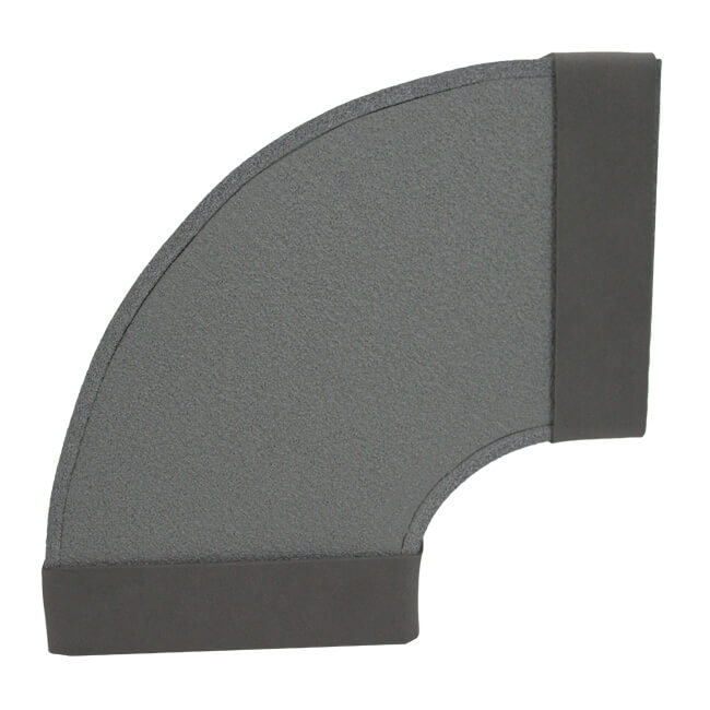 Thermoduct bend 90 degrees 170x80 horizontal duct