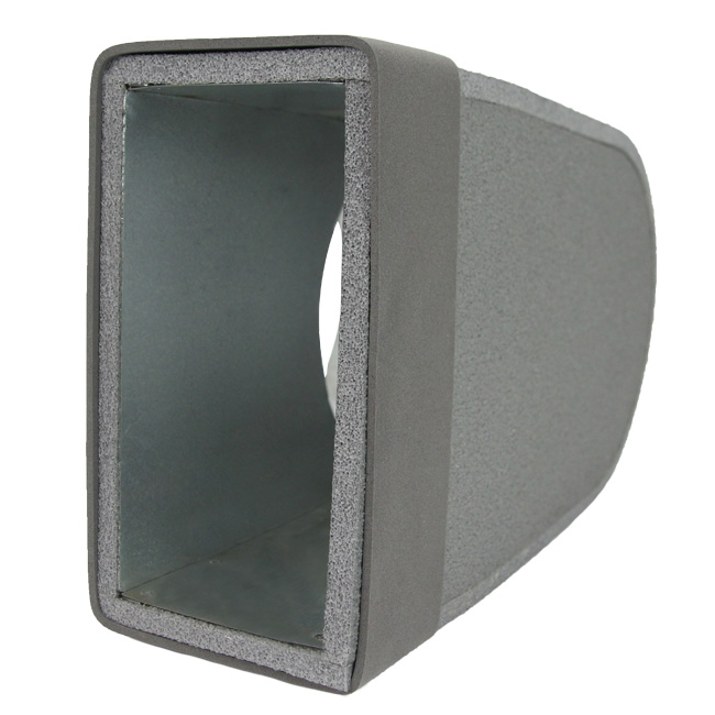 Thermoduct angled corner piece 220x80 mm to diameter 160 mm