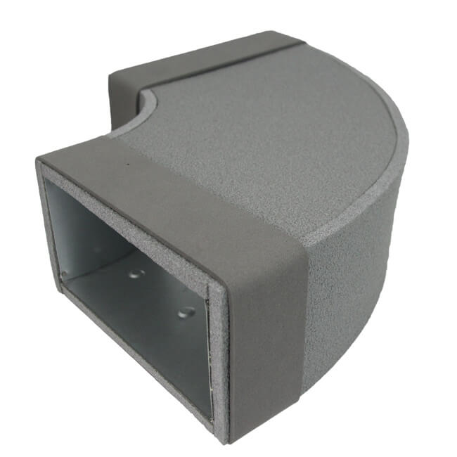 Thermoduct flat duct elbow 90 degrees 300x80 mm horizontal