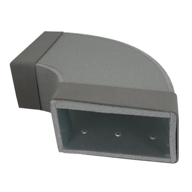Thermoduct flat duct elbow 90 degrees 300x80 mm horizontal