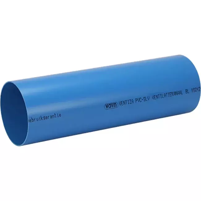 Wavin Ventiza channel 1.5 m PVC round 80 mm S/S