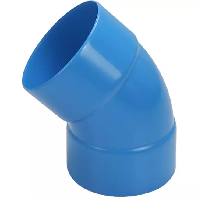 Wavin Ventiza 45 degrees PVC bend round with diameter 125 mm M/M