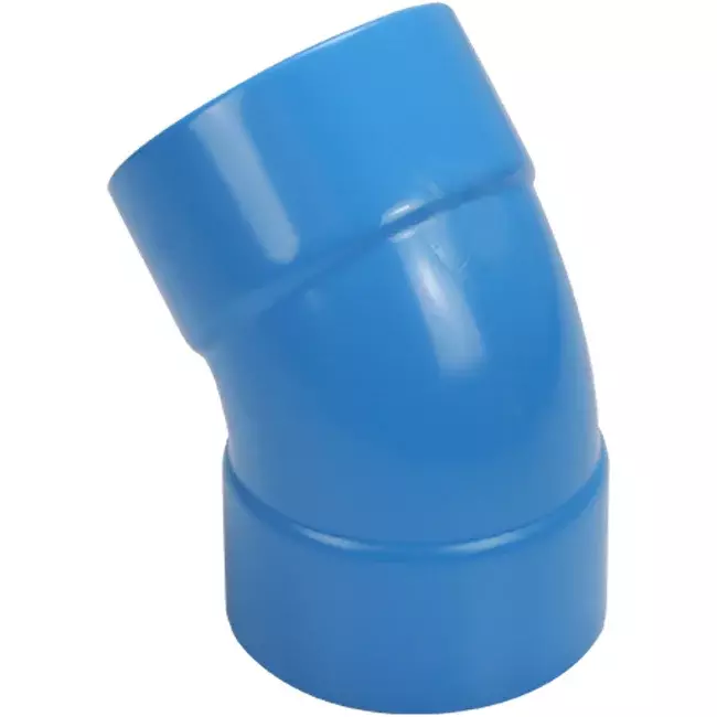 Wavin Ventiza 45 degrees PVC bend round with diameter 125 mm M/M