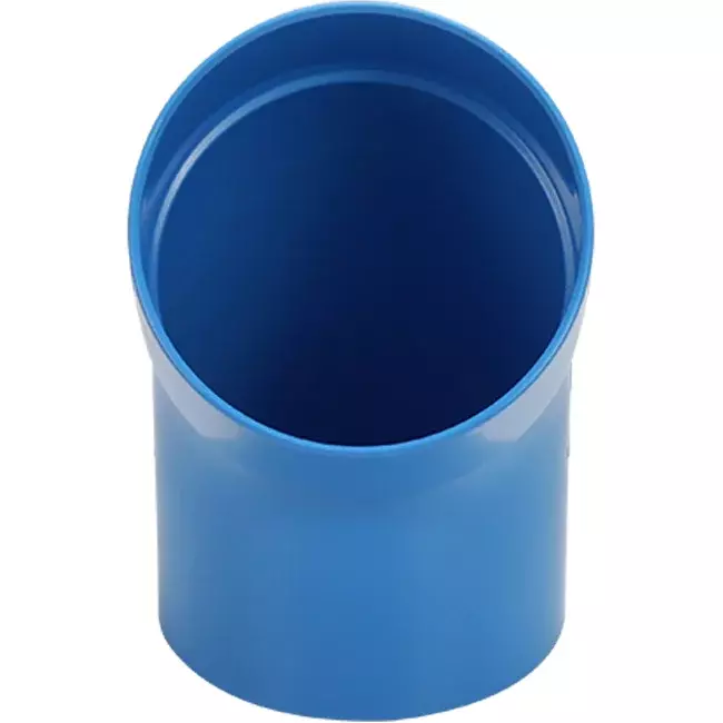 Wavin Ventiza 45 degrees PVC bend round with diameter 125 mm M/S