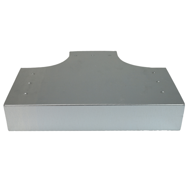T-piece 90 degrees 300x80 - 220x80 for trunking