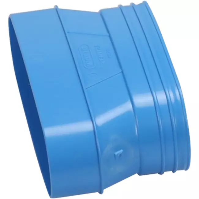 Wavin Ventiza Transition PVC Oval 235x80 mm to 195x80 mm M/S