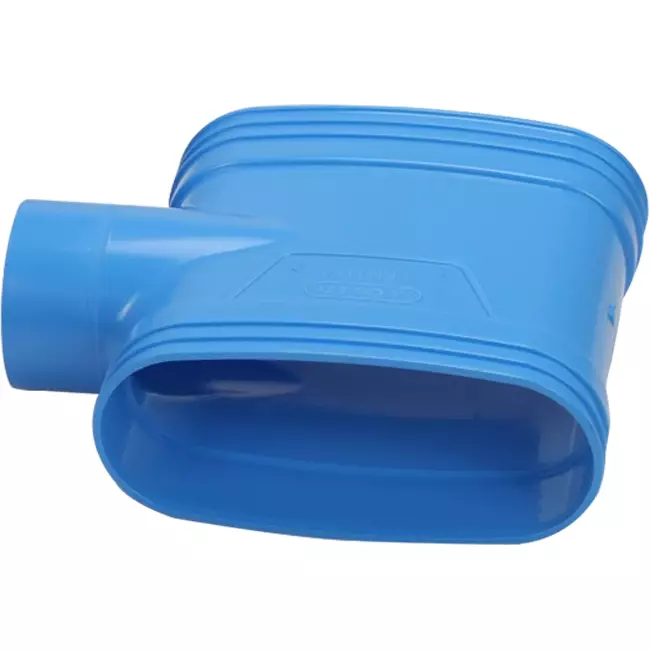 Wavin Ventiza PVC T-piece oval 195x80 mm M/M/M