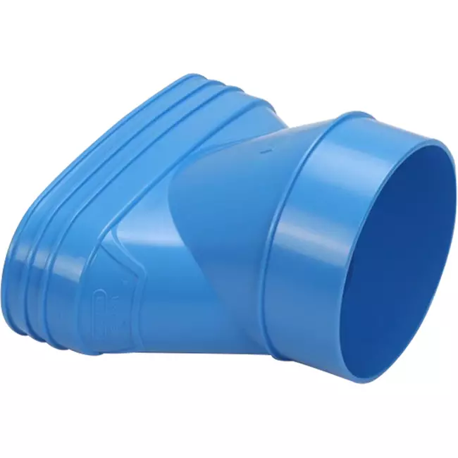 Wavin Ventiza Transition PVC Oval 195x80 mm to 125 mm Eccentric M/S