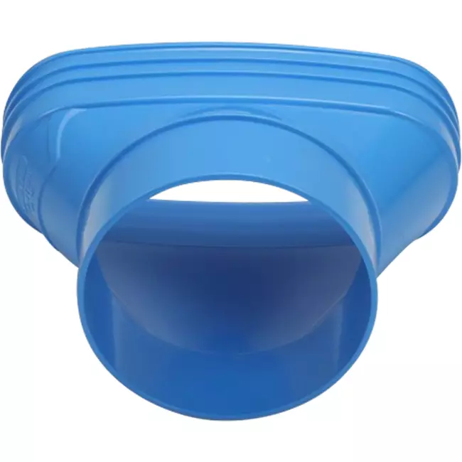 Wavin Ventiza Transition PVC Oval 195x80 mm to 125 mm Eccentric M/S
