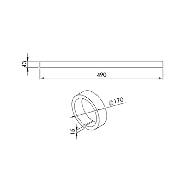 Europlast filter for SPK2 - F490x43 (2 pieces)