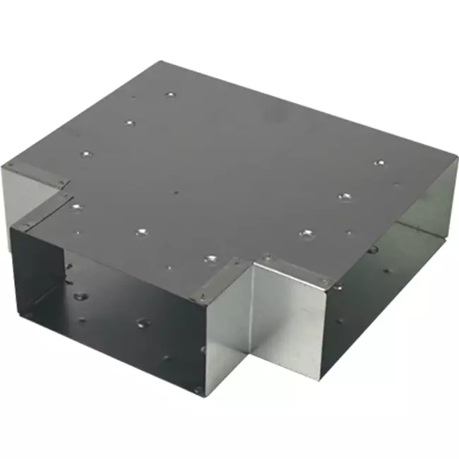 T-piece 90 degrees 170x80 mm - 170x80 mm for ducting