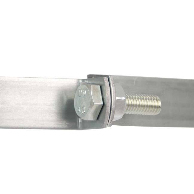 Metal bracket 500mm without rubber - PCWOR500
