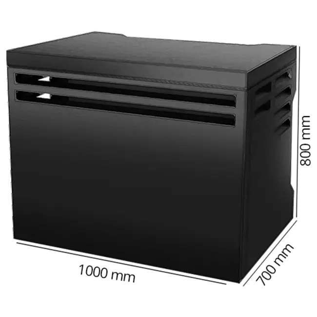 Climaconnect noise-reducing heat pump cover with damping kit