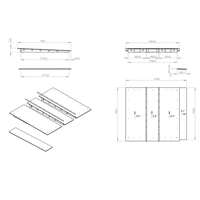 Rain canopy for outdoor installation - RD ROTO K 7600 H T BG2