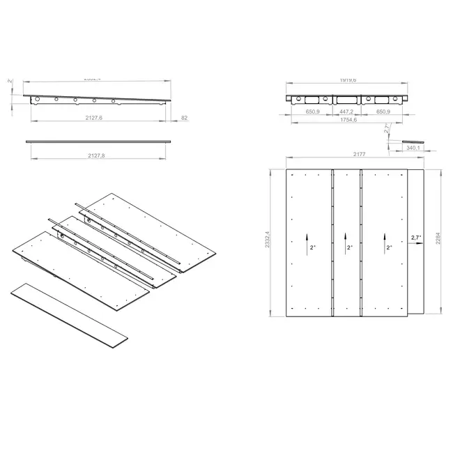 Rain canopy for outdoor installation - RD ROTO K 12600 H T BG2