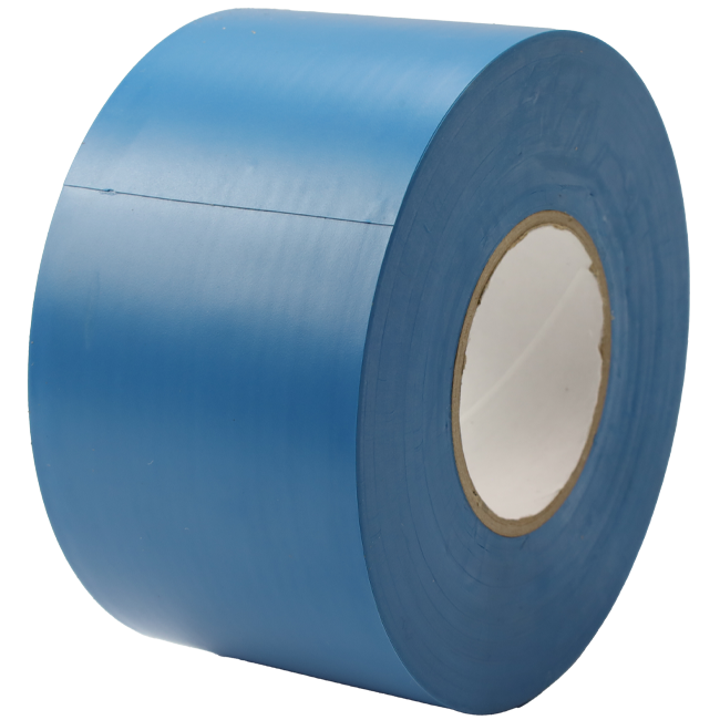 PVC tape blue 50 mm wide - roll 33 m