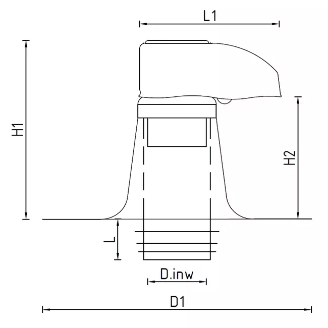 Pipe Penetration 3000 DW 100 mm with PVC