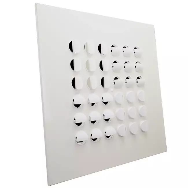 Multinozzle Ceiling Diffuser 596x596mm - MN16 RAL9010