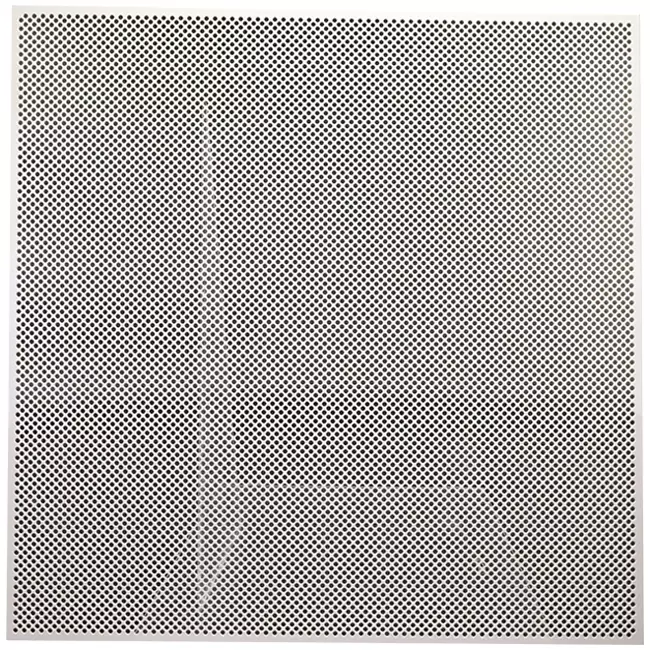 Perforated ceiling panel 600x600 mm for insertion into suspended ceilings - RAL9010