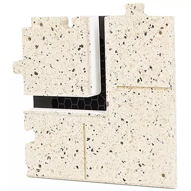 Ergovent 90 degree corner piece for modular plug-in line gratings