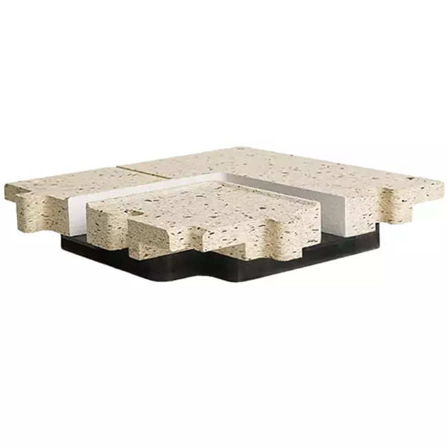 Ergovent 90 degree corner piece for modular plug-in line gratings