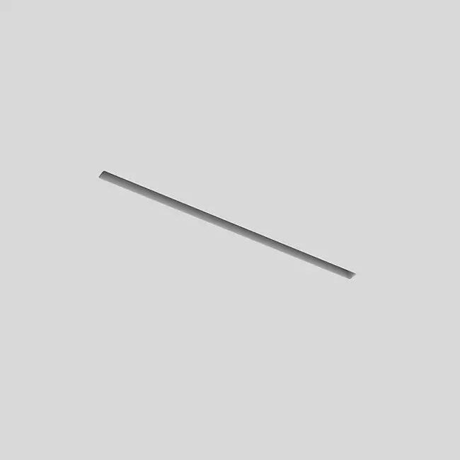 Ergovent drop-in frameless louvre 500 mm with connection diameter 75 mm - standard