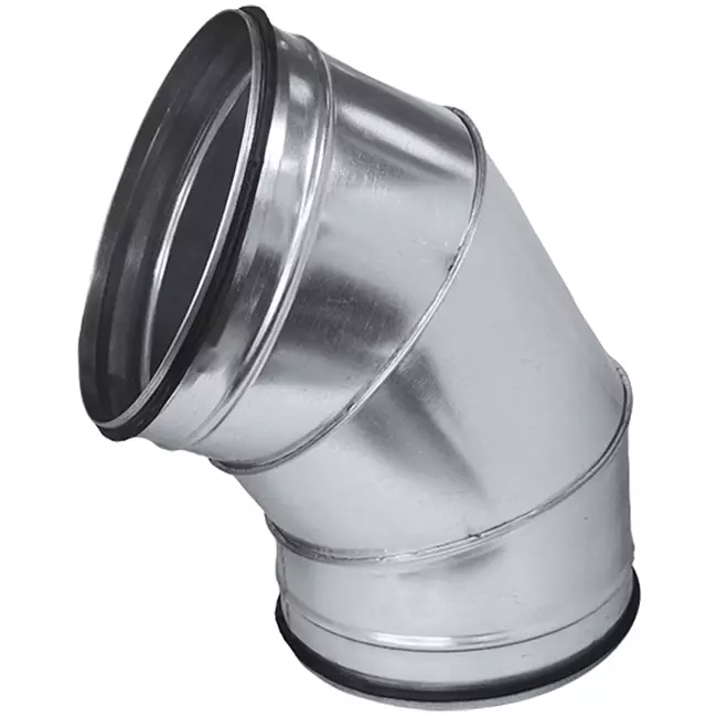 Round spiral bend 60° Ø 315mm for spiral duct