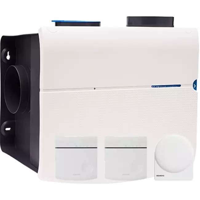 Orcon MVS-15RH CO2B Max Summer Night Comfort 550 m³/h + humidity sensor + temperature sensors + CO₂ control and room sensor - grounded plug