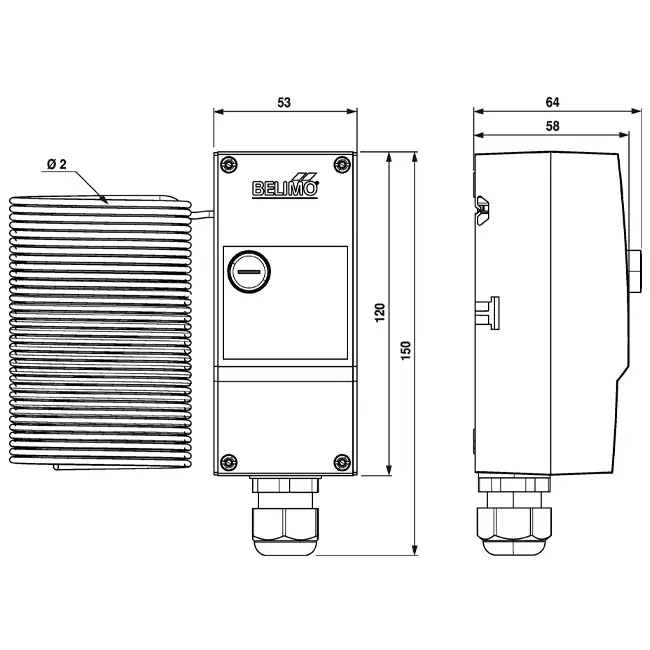 Maxivent frost protection sensor