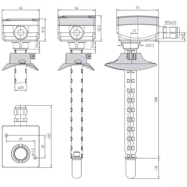 Maxivent moisture sensor