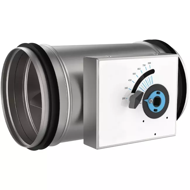 Round CAV Constant volume controller single wall diameter 100 mm