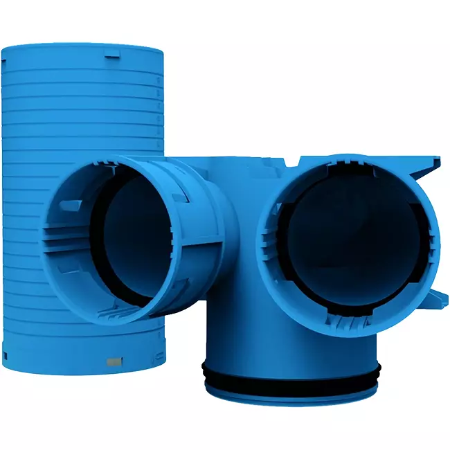 Vent-Axia Uniflexplus valve collector 2 x Ø90 mm - Ø125 mm