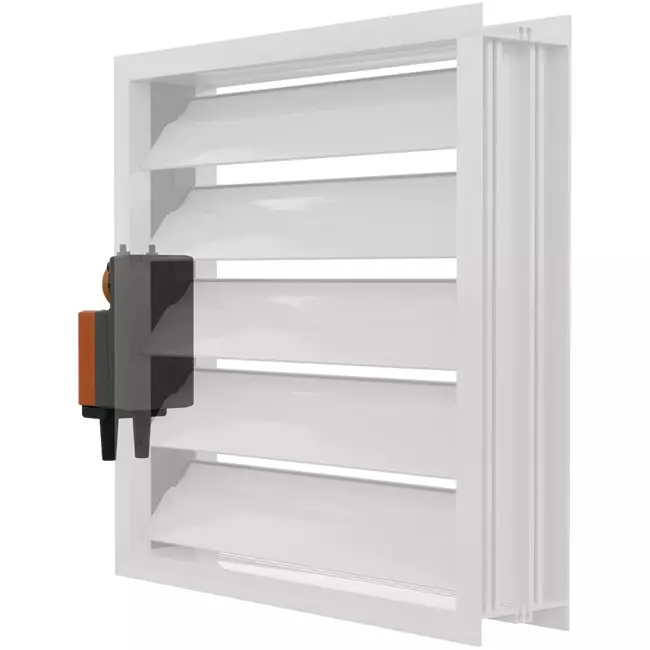 Maxivent damper with actuator for MR4528 horizontal right - DAR