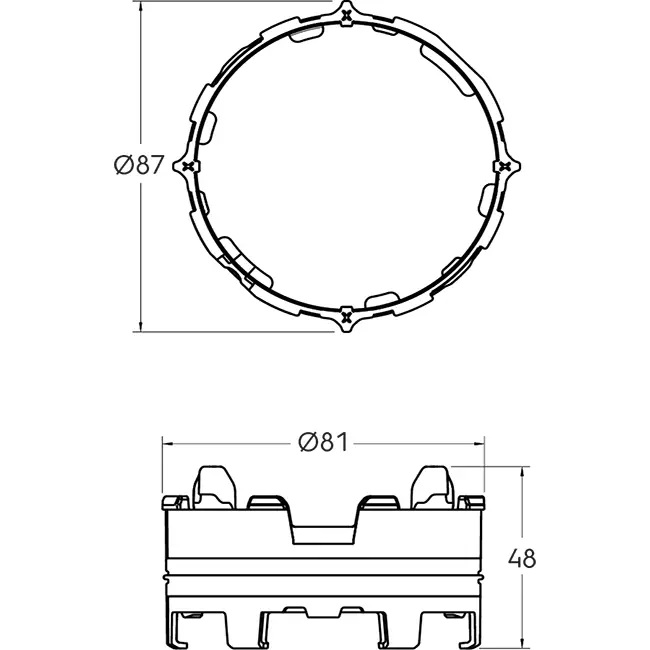 Ubbink Air Excellent 34C Click-Seal Ring - 10 pieces