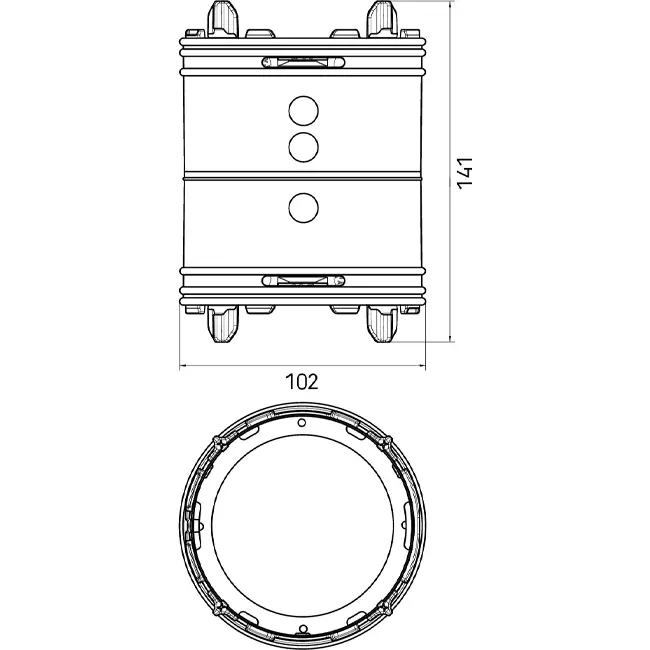 Ubbink Air Excellent 48C connector