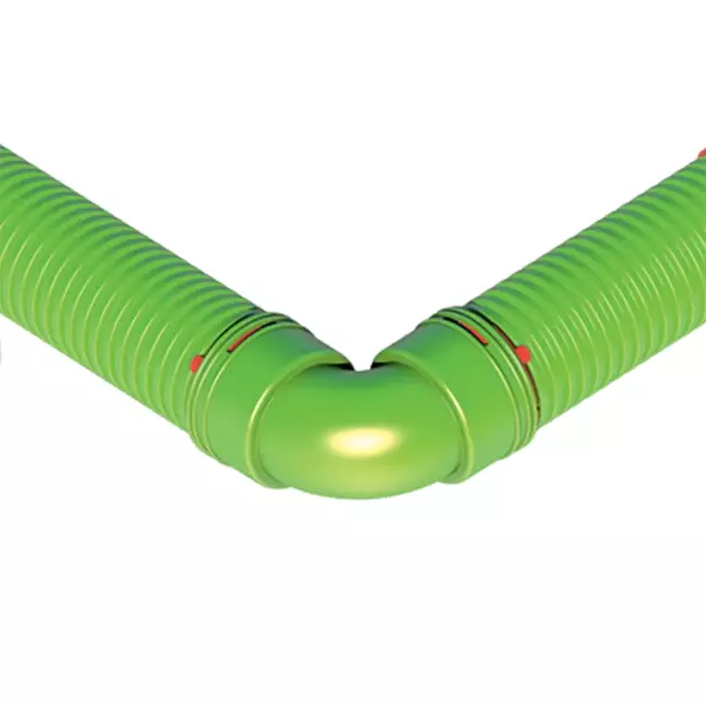 Ubbink Air Excellent 48C bend 90° connector