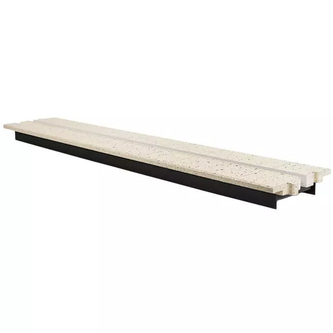 Ergovent spacer for modular plug-in line gratings 1050 mm - 1 slot