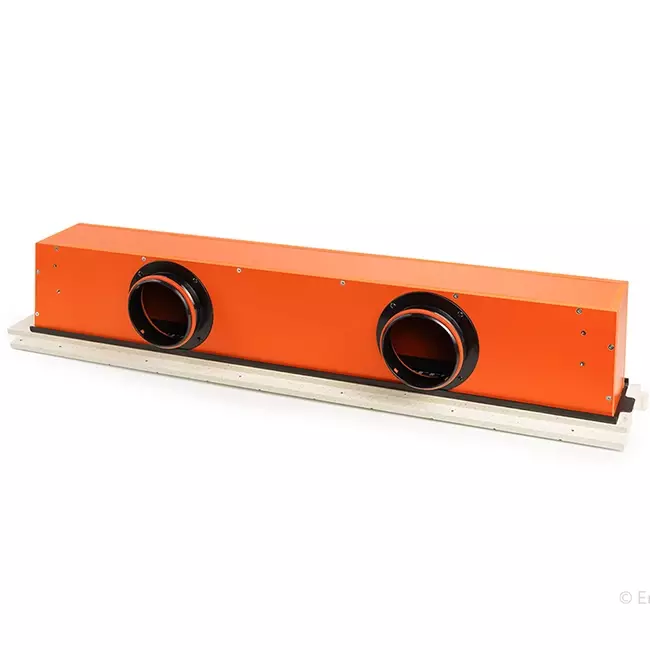 Ergovent recessible frameless linear grille 1050 mm with connection diameter 125 mm - air conditioning - 1 slot