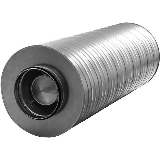 Spiro-SAFE premium silencer diameter 315 mm - length 600 mm with core (100 mm insulation)