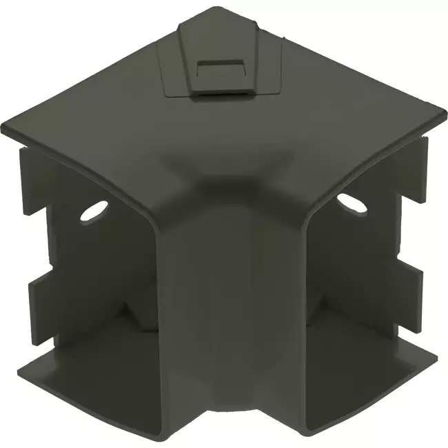 Optimalduct Climclick Angle Inner Bend 80x60 mm RAL 7016 Anthracite