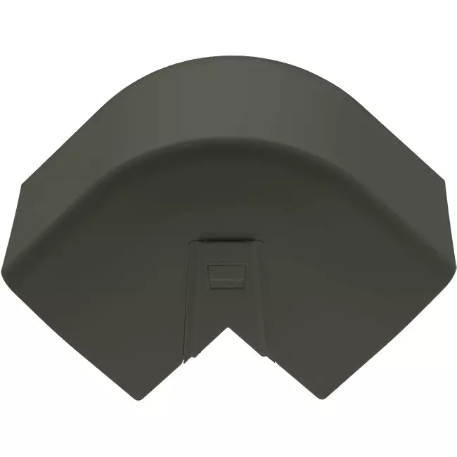 Optimalduct Climclick Angled Outer Bend 80x60 mm RAL 7016 Anthracite